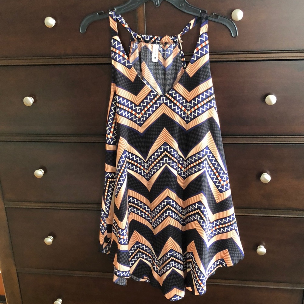 Tyche Sleeveless Blouse NWOT Sz L
